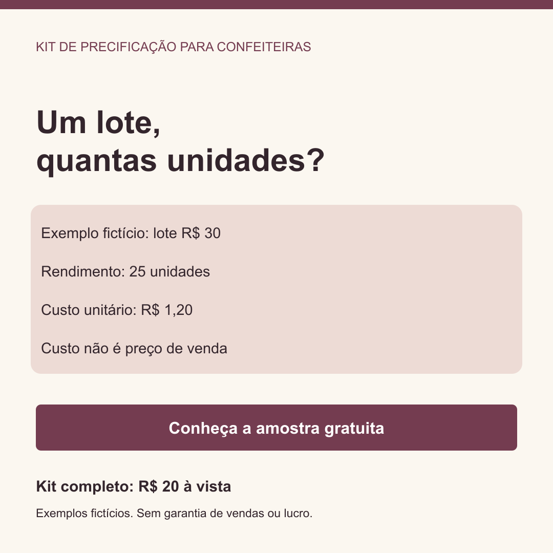 Confira o rendimento do lote
